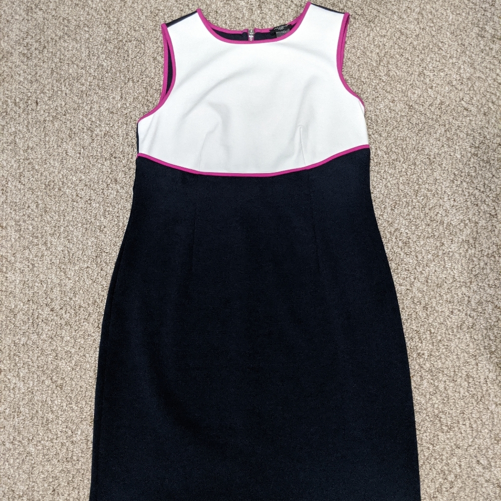Ann Taylor Petite Color Block Sheath Dress
